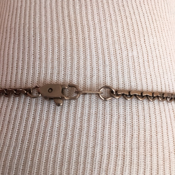 SALE Vintage Sterling Silver Bib Necklace - Picture 4 of 5